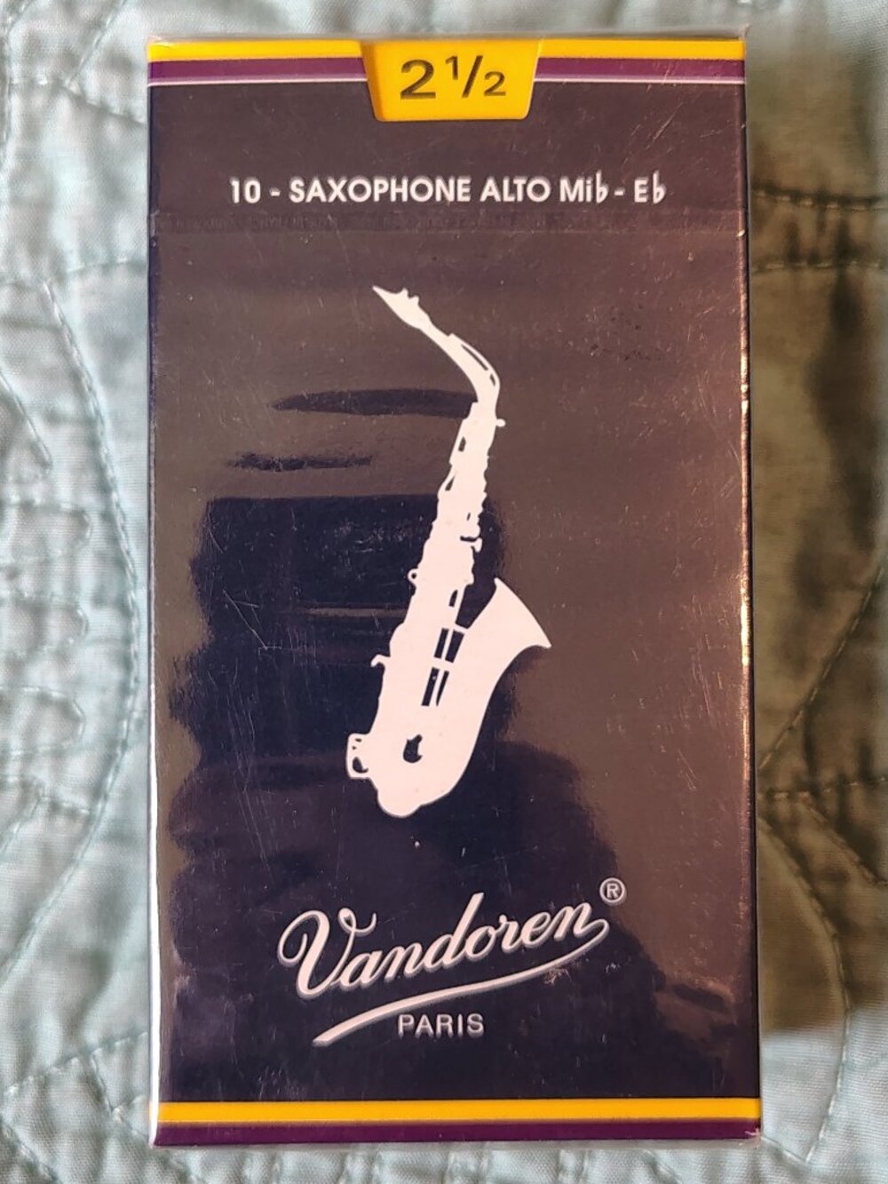Vandoren Saxophone Alto Size 2.5 Reeds 10 Pack
